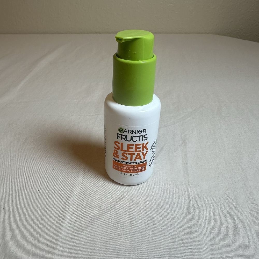 Garnier Fructis Sleek and Shine Stay Hair Serum for Frizzy, Dry FULL, not sealed